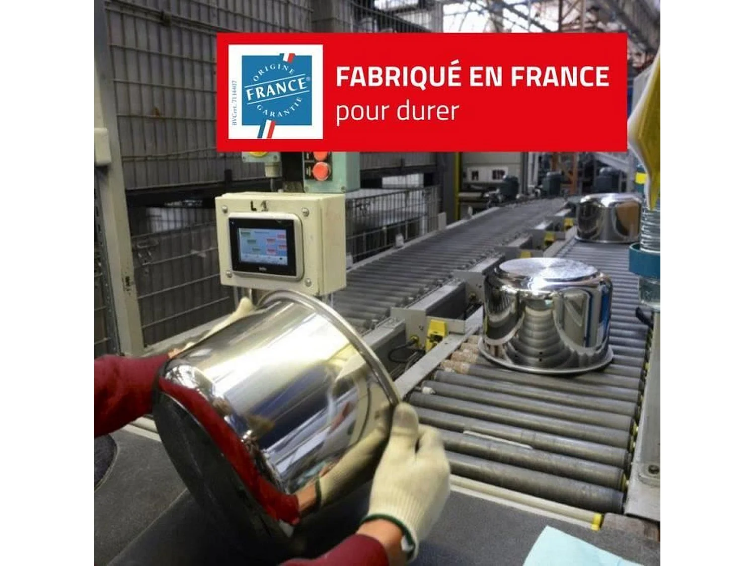 Cocotte inox Authentique 10 l