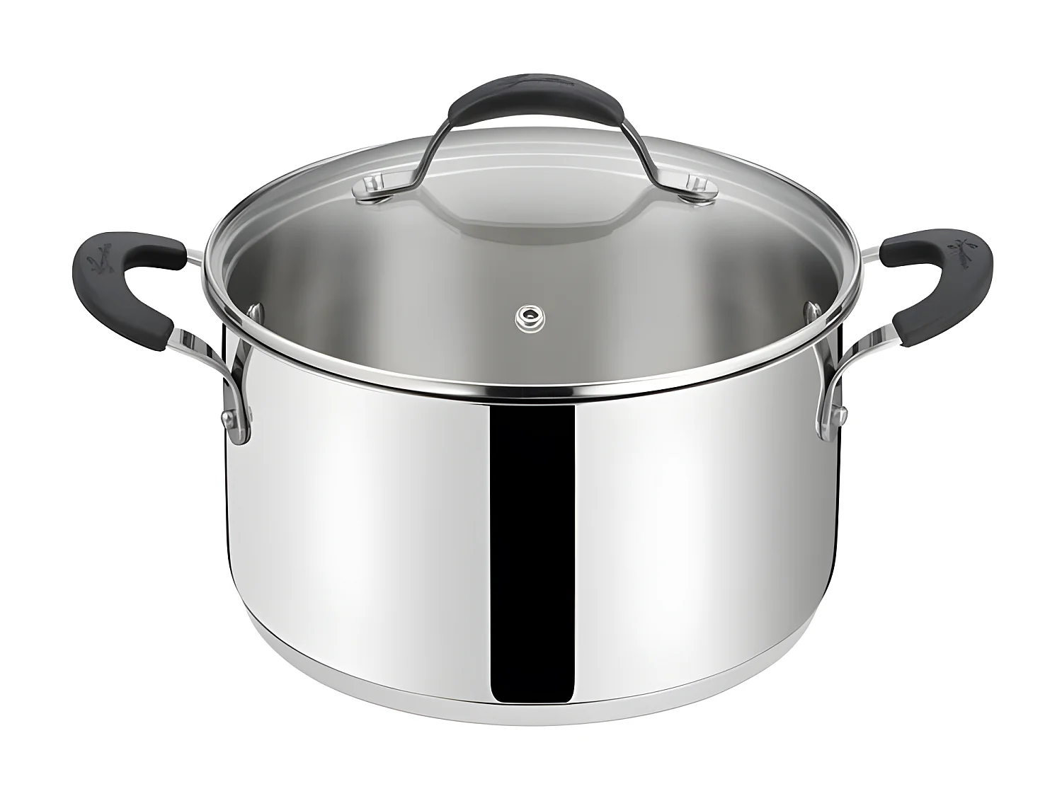Faitout Tempra avec son couvercle 26 cm en acier inoxydable