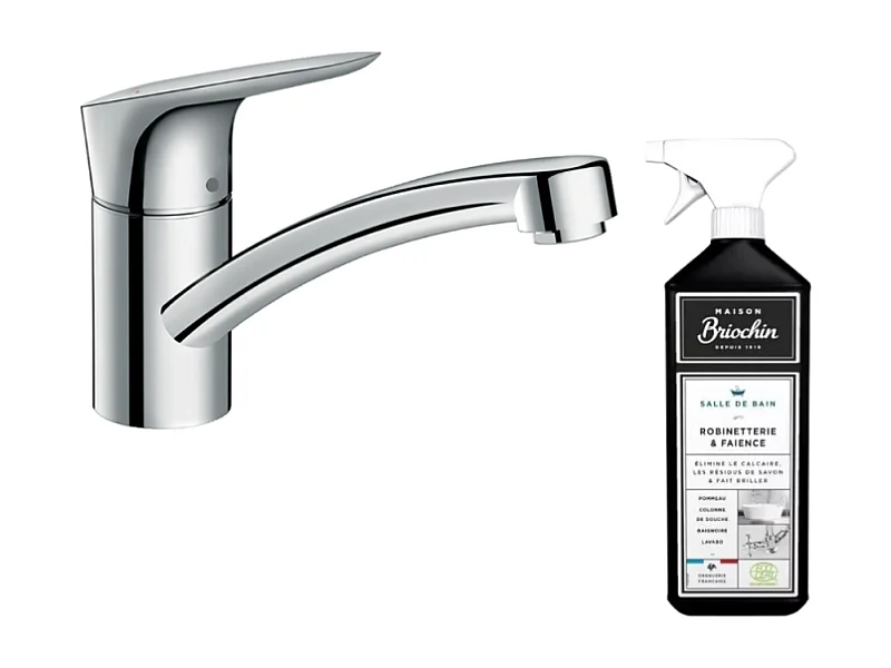 Robinet de cuisine HANSGROHE Logis M31 120 chromé + nettoyant Briochin