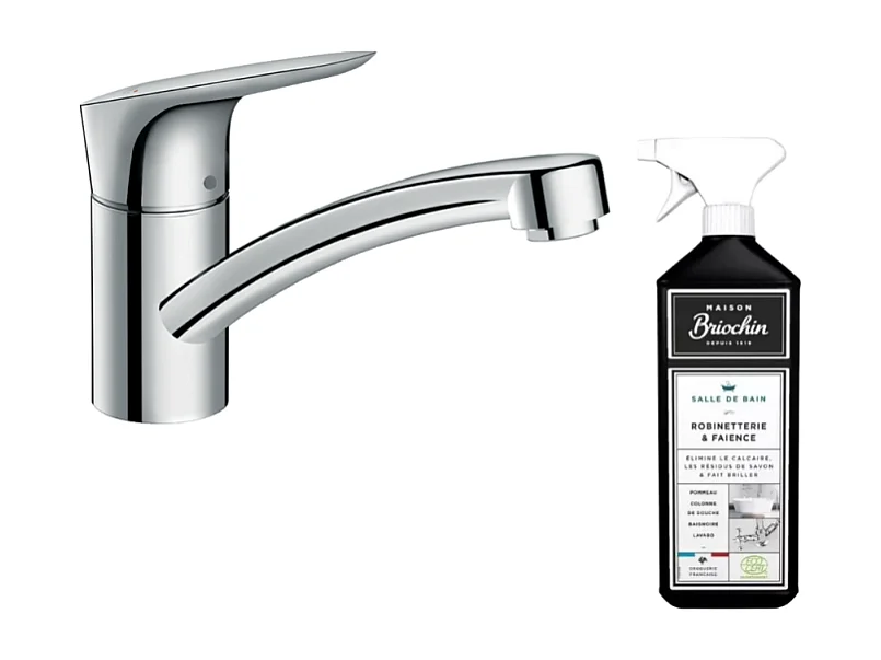 Robinet de cuisine HANSGROHE Logis M31 120 chromé + nettoyant Briochin
