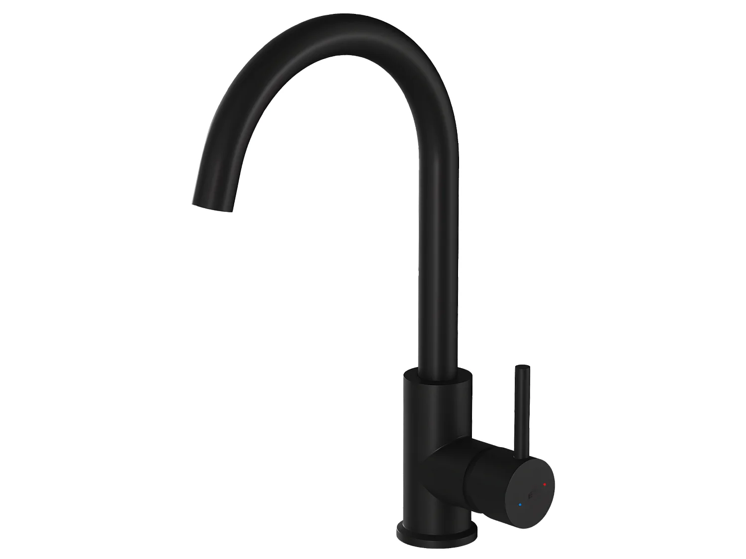 Kiwo Spültischarmatur schwarz Essebagno