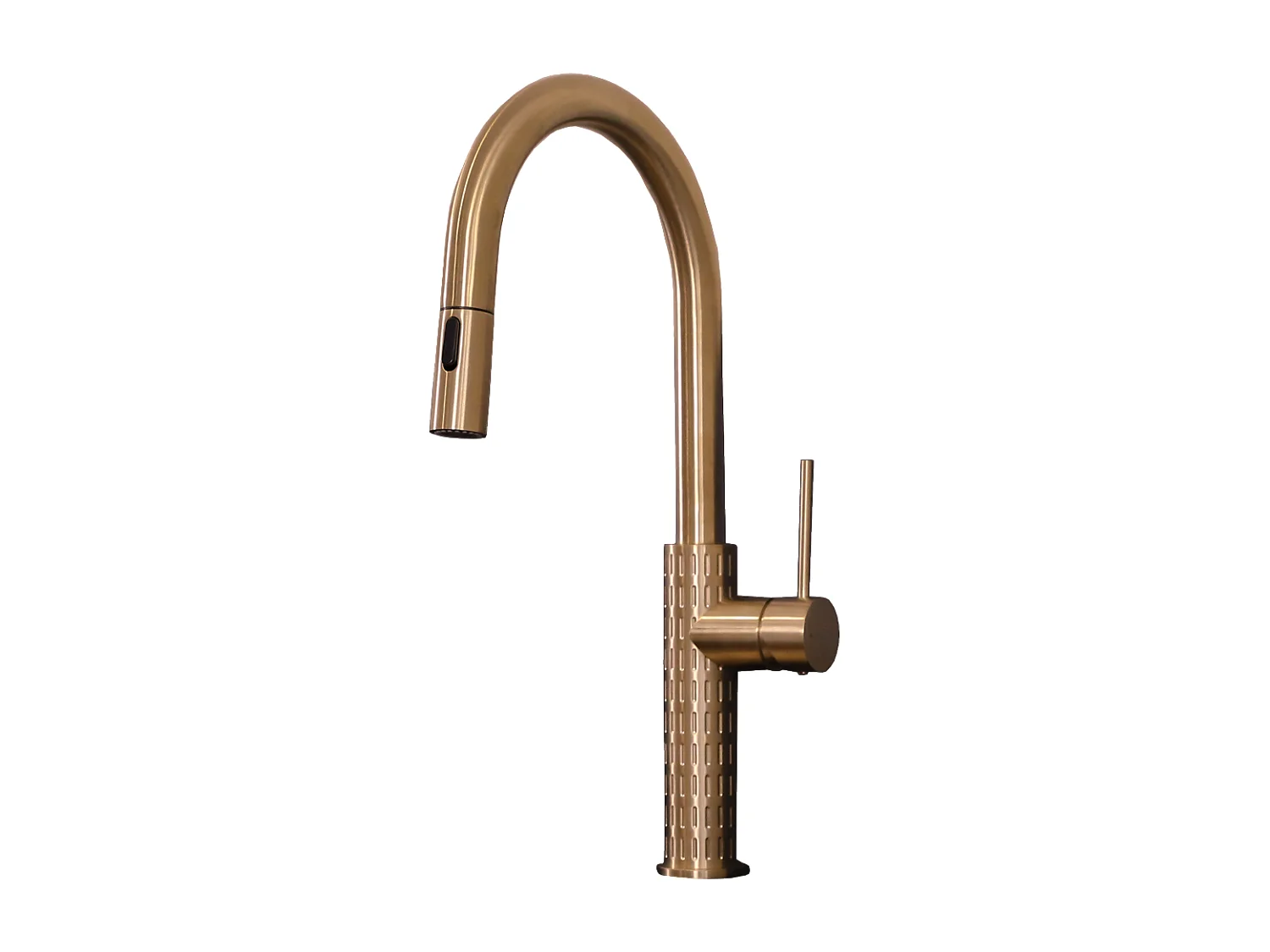 Architek miscelatore per lavello con soffione estraibile rame spazzolato Essebagno
