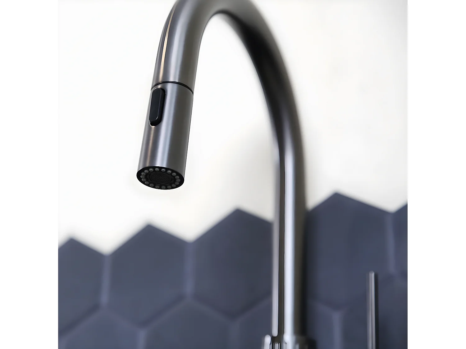 Architek Spültischmischer Ausziehbare Handbrause Kupfer gebürstet Essebagno