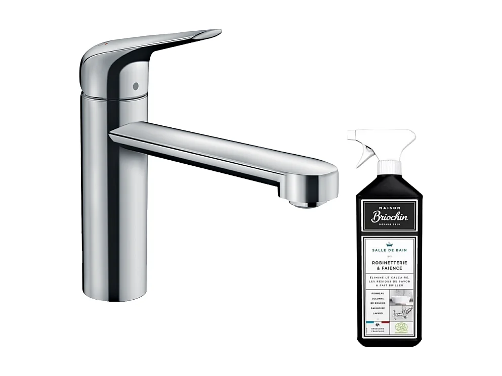 Robinet de cuisine HANSGROHE Focus M42 120 chromé + nettoyant Briochin