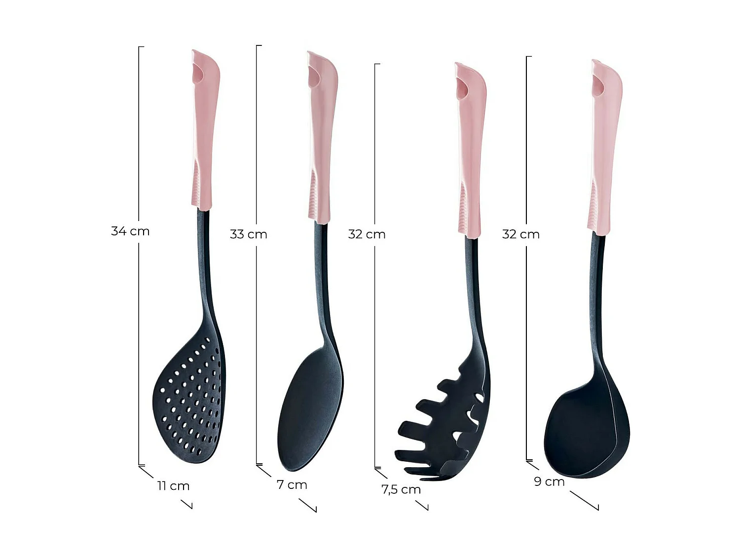 Set 4 Utensili Cucina Vari Colori 7house