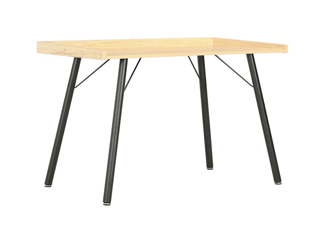 Bureau 90x50x79 cm eikenkleurig