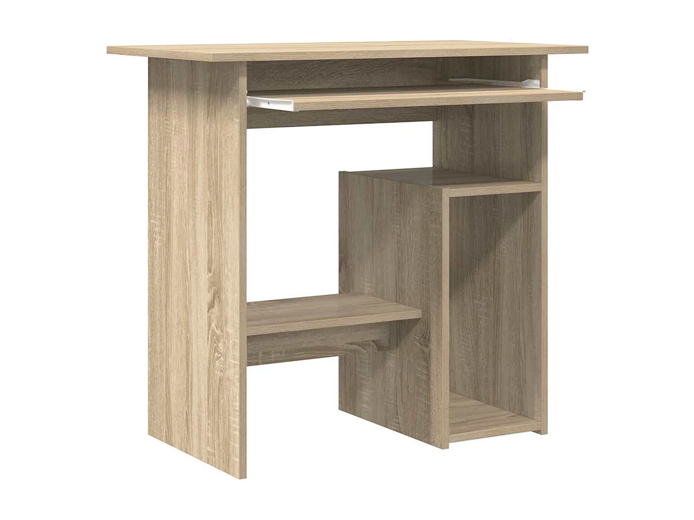 Bureau Chêne sonoma 80x45x74 cm Bois d’ingénierie