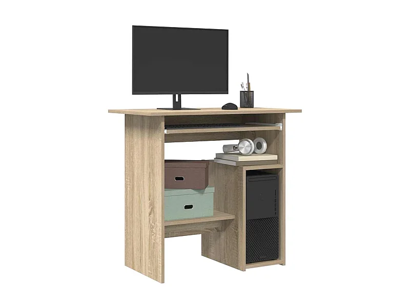 Schreibtisch Sonoma-Eiche 80x45x74 cm Holzwerkstoff