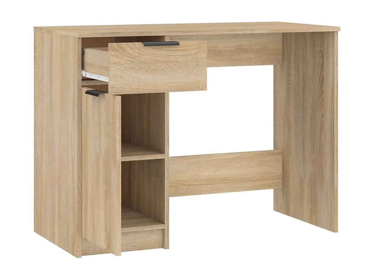 Bureau Chêne sonoma 100x50x75 cm Bois d'ingénierie
