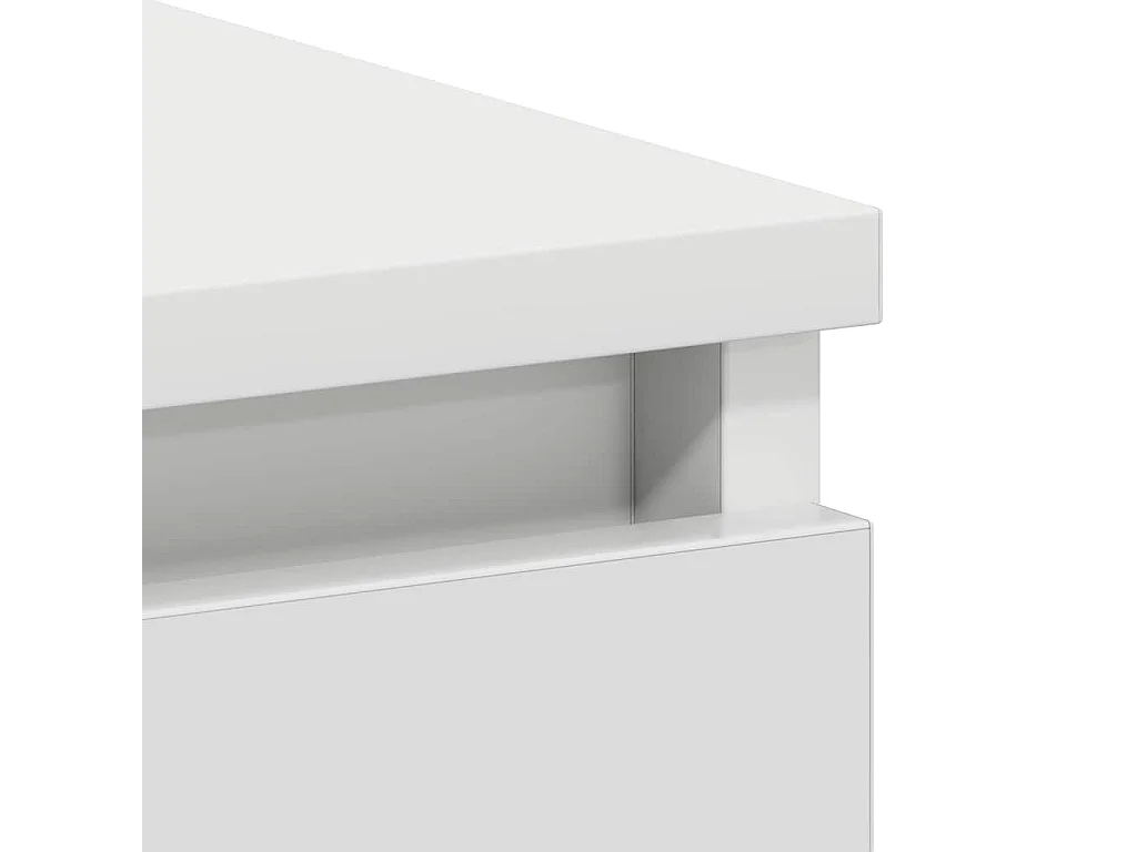 Bureau Blanc 90x45x76 cm Bois d’ingénierie