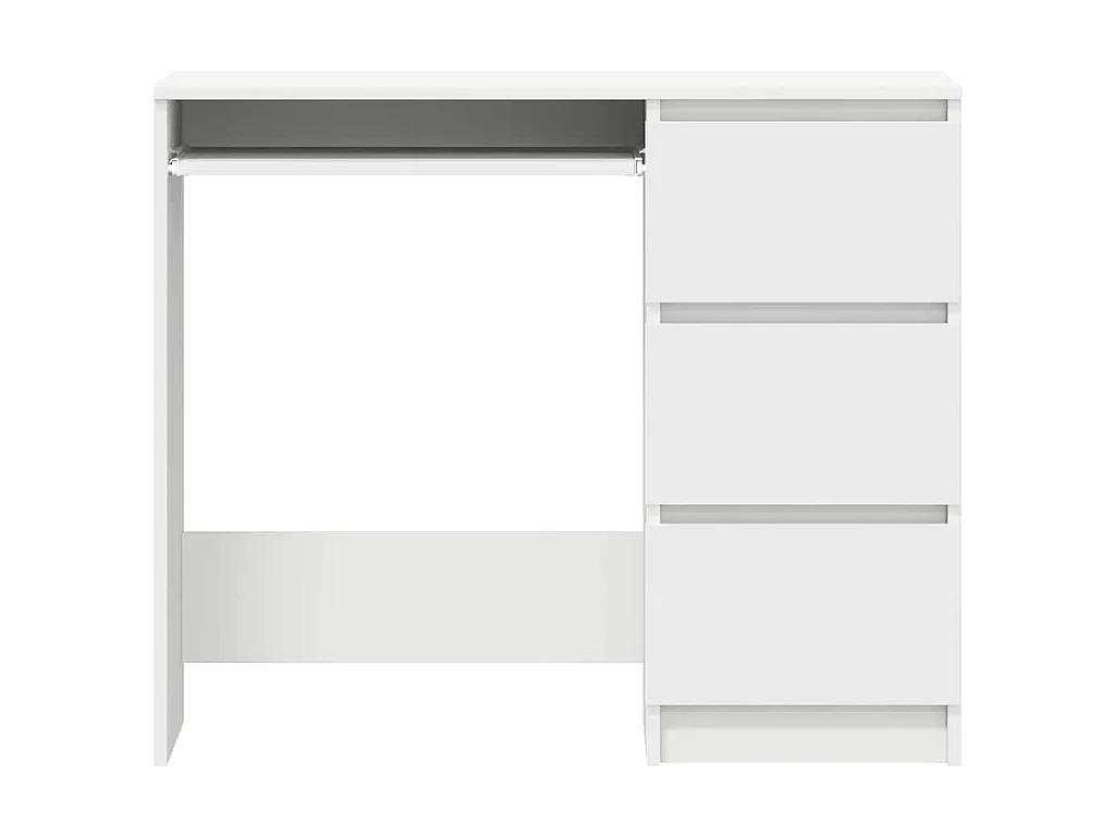 Bureau Blanc 90x45x76 cm Bois d’ingénierie