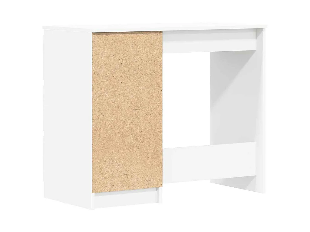 Bureau Blanc 90x45x76 cm Bois d’ingénierie