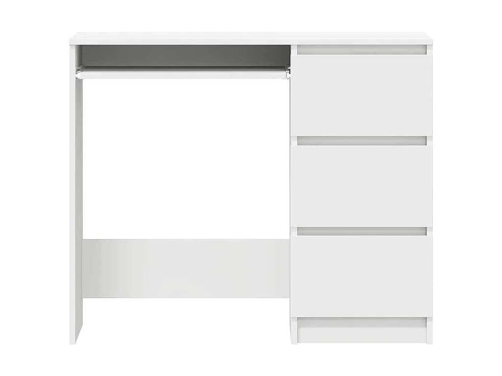 Schreibtisch Weiß 90x45x76 cm Holzwerkstoff