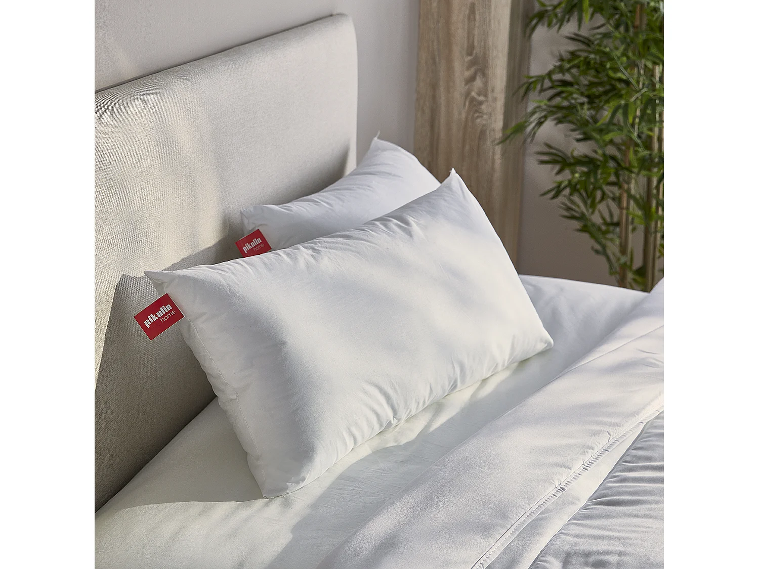 Almohada de 105x40 cm de microfibra soplada (poliéster) de 11 cm - TACTO GEL de PIKOLIN
