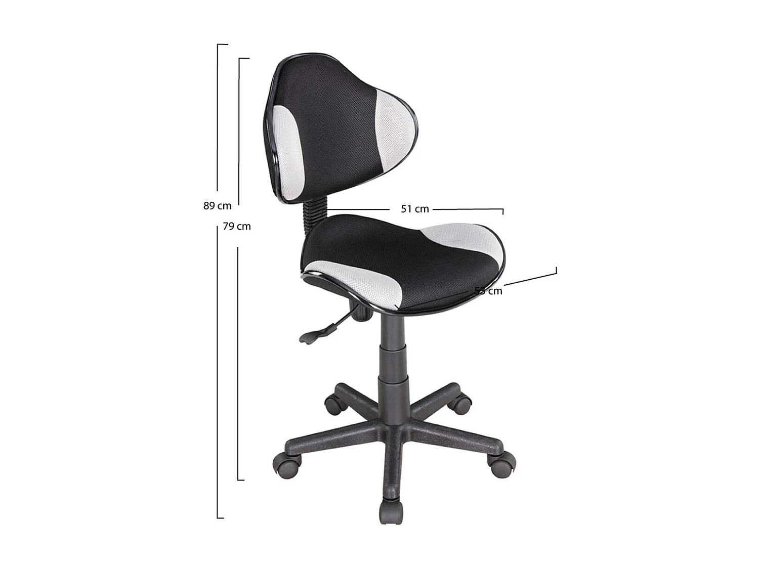 Silla de Escritorio sin brazos Petit - Diseño innovador - Ideal para Estudio y Oficinas