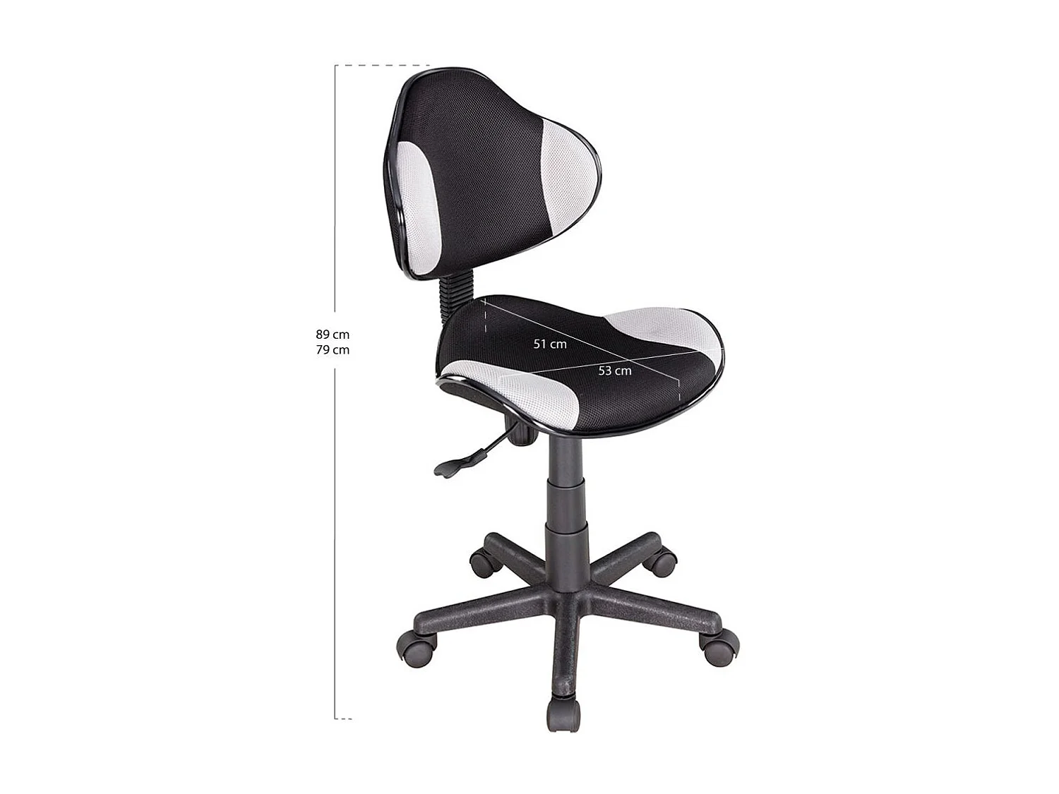Silla de Escritorio sin brazos Petit - Diseño innovador - Ideal para Estudio y Oficinas