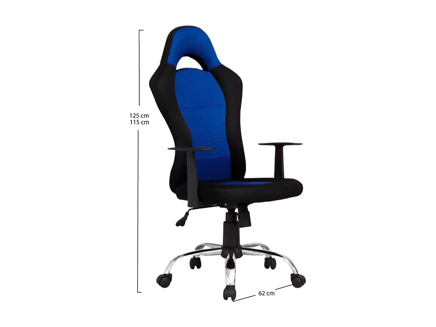 Silla Gaming Laky - Azul - Máxima Ergonomía - Ideal para sesiones de Gaming