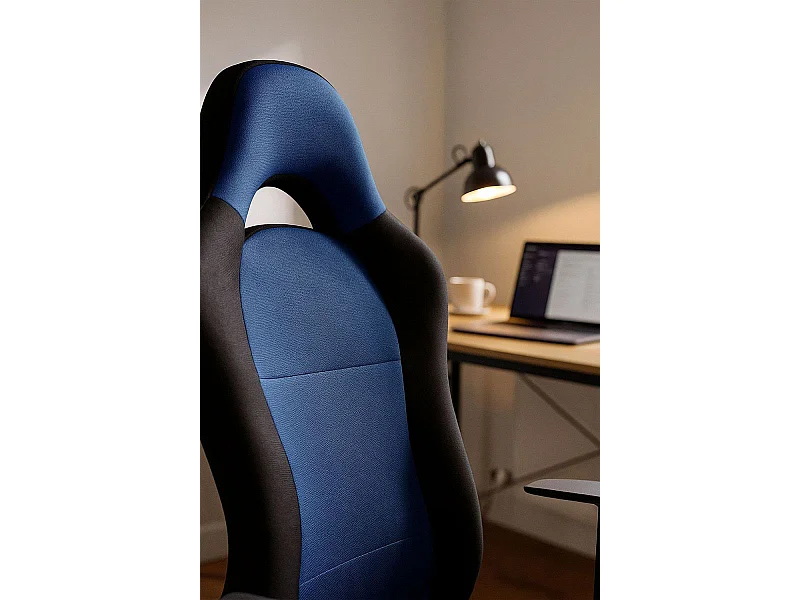 Silla Gaming Laky - Azul - Máxima Ergonomía - Ideal para sesiones de Gaming