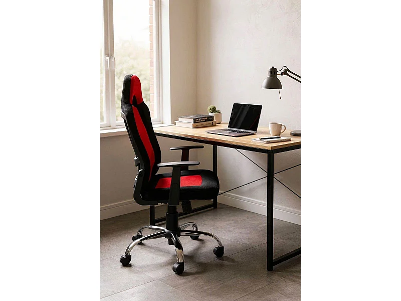 Silla Gaming Laky - Rojo - Máxima Ergonomía - Ideal para sesiones de Gaming
