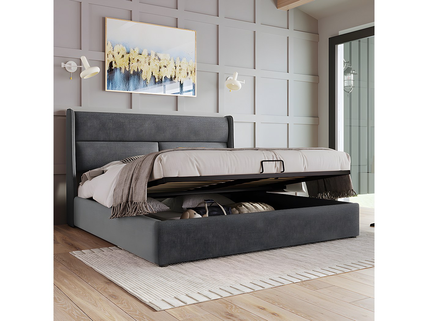 GOPLUS Ab Trainer - Machine Abdominaux Portable - Appuie-tête Rembourré - Entraînement Maison & Bureau