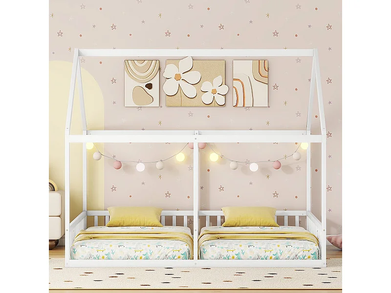 Cama acolchoada para adulto 180 x 776 cm, sem cabeceira, com faixa LED (monocromática), base com suspensão hidráulica, bege.