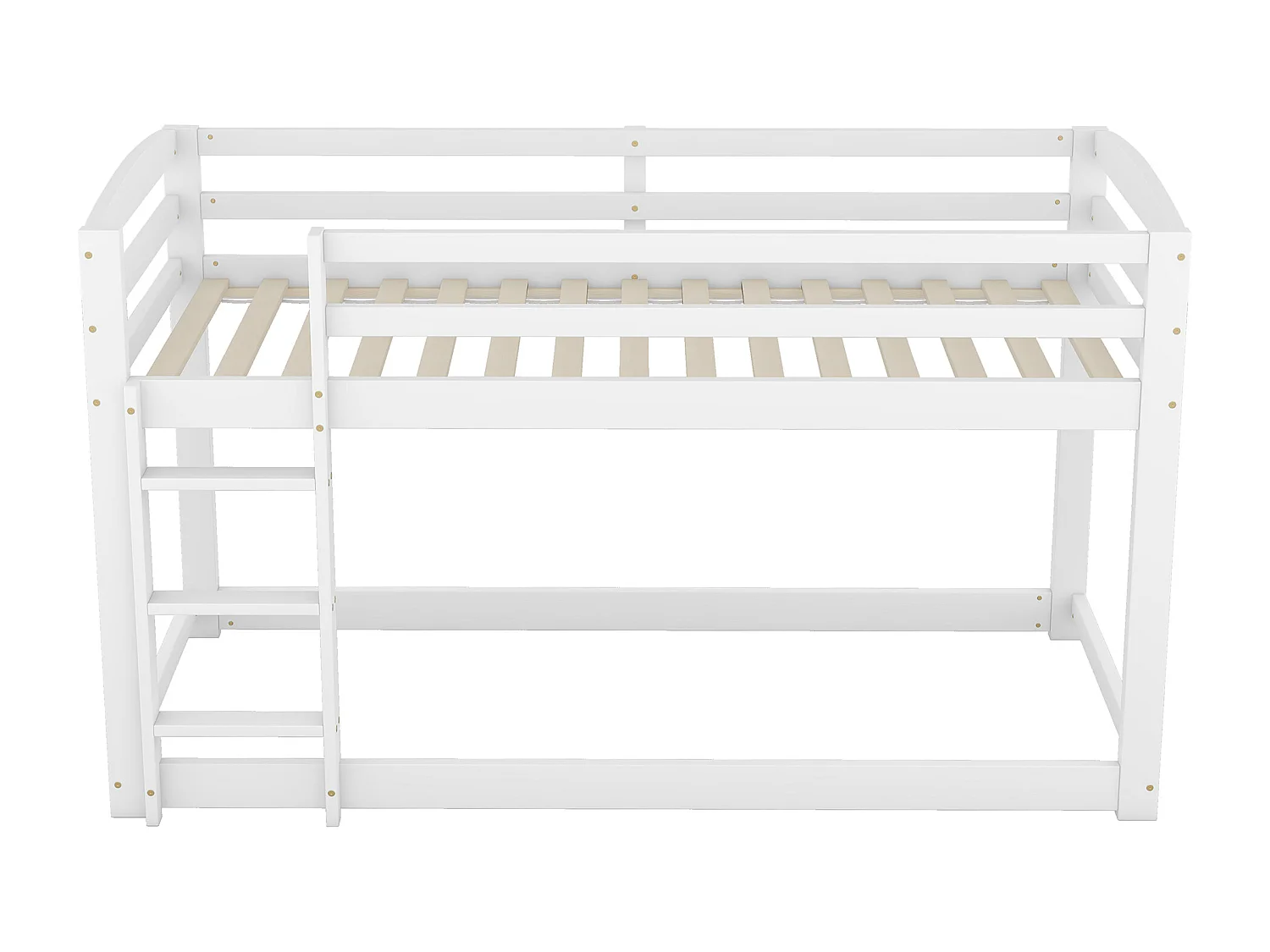 Cama acolchoada para adulto 180 x 481 cm, sem cabeceira, com faixa LED (monocromática), base com suspensão hidráulica, bege.