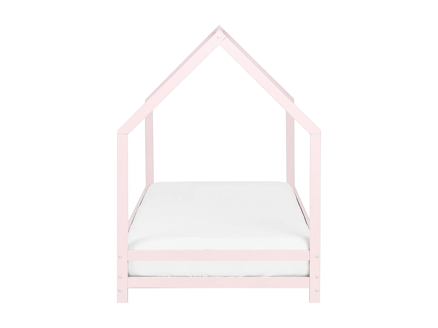 Letto a baldacchino legno rosa 90 x 200 cm APPY
