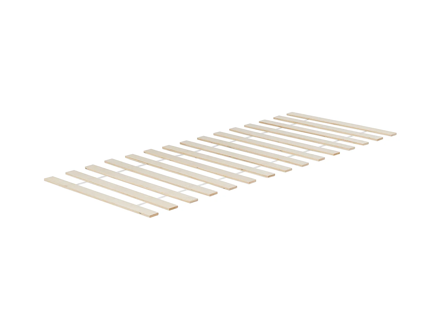 Cama de solteiro em madeira rosa pastel 90 x 200 cm BONNAC