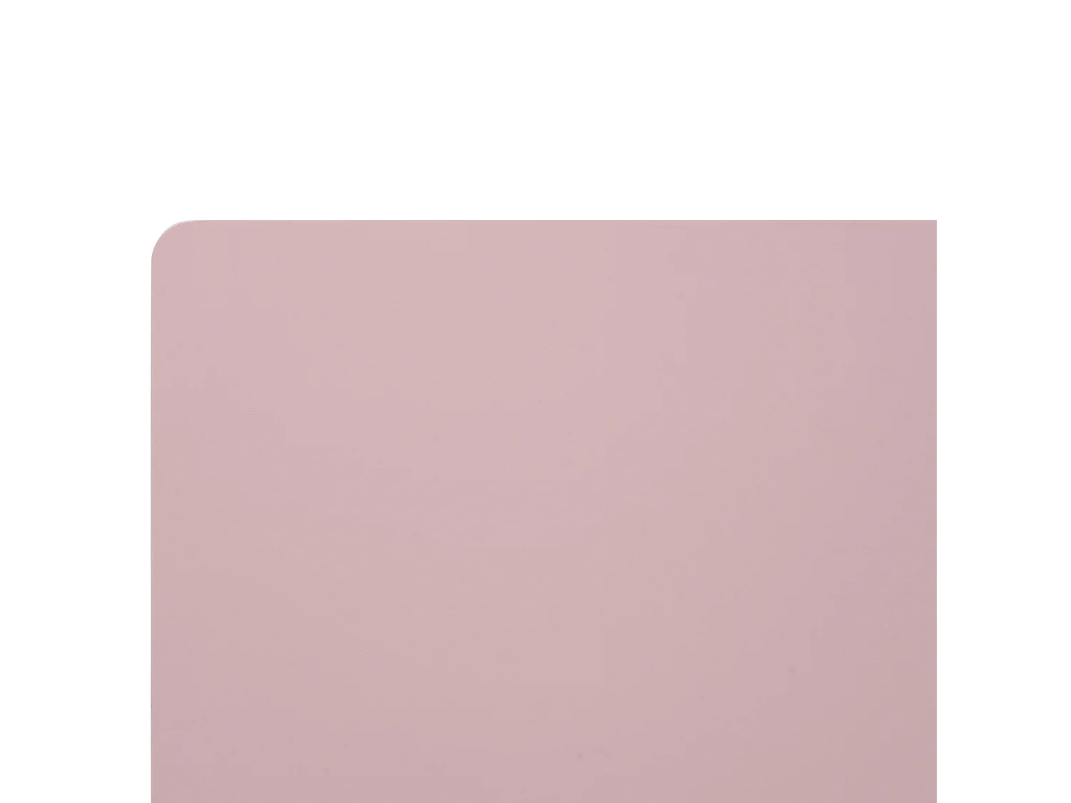 Lit simple 90 x 200 cm rose pastel BONNAC