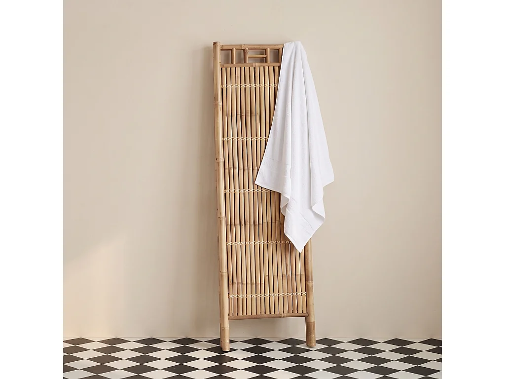 Schermo pieghevole in bambù, Fidji, Marrone naturale, 120x3x160 cm