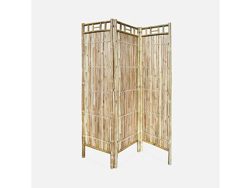 Paravent pliable en bambou. Fidji. L 120 x P 3 x H 160cm