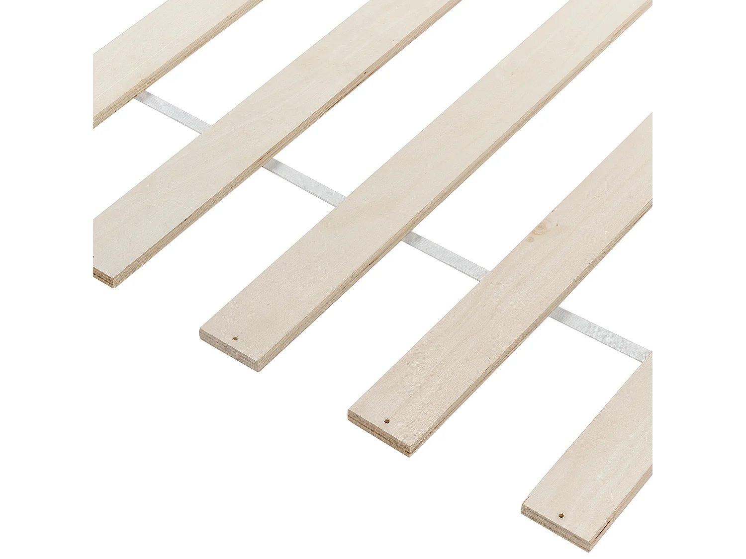 Bed hout lichtblauw 90 x 200 cm BONNAC