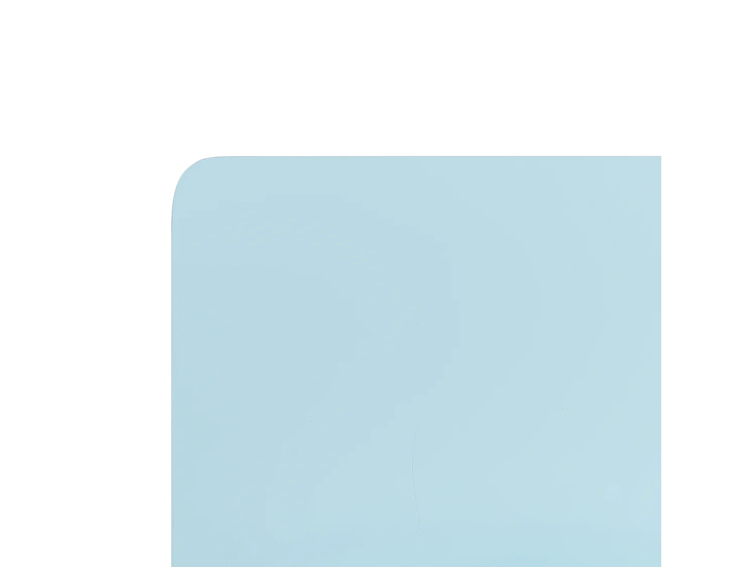Lit simple 90 x 200 cm bleu ciel BONNAC