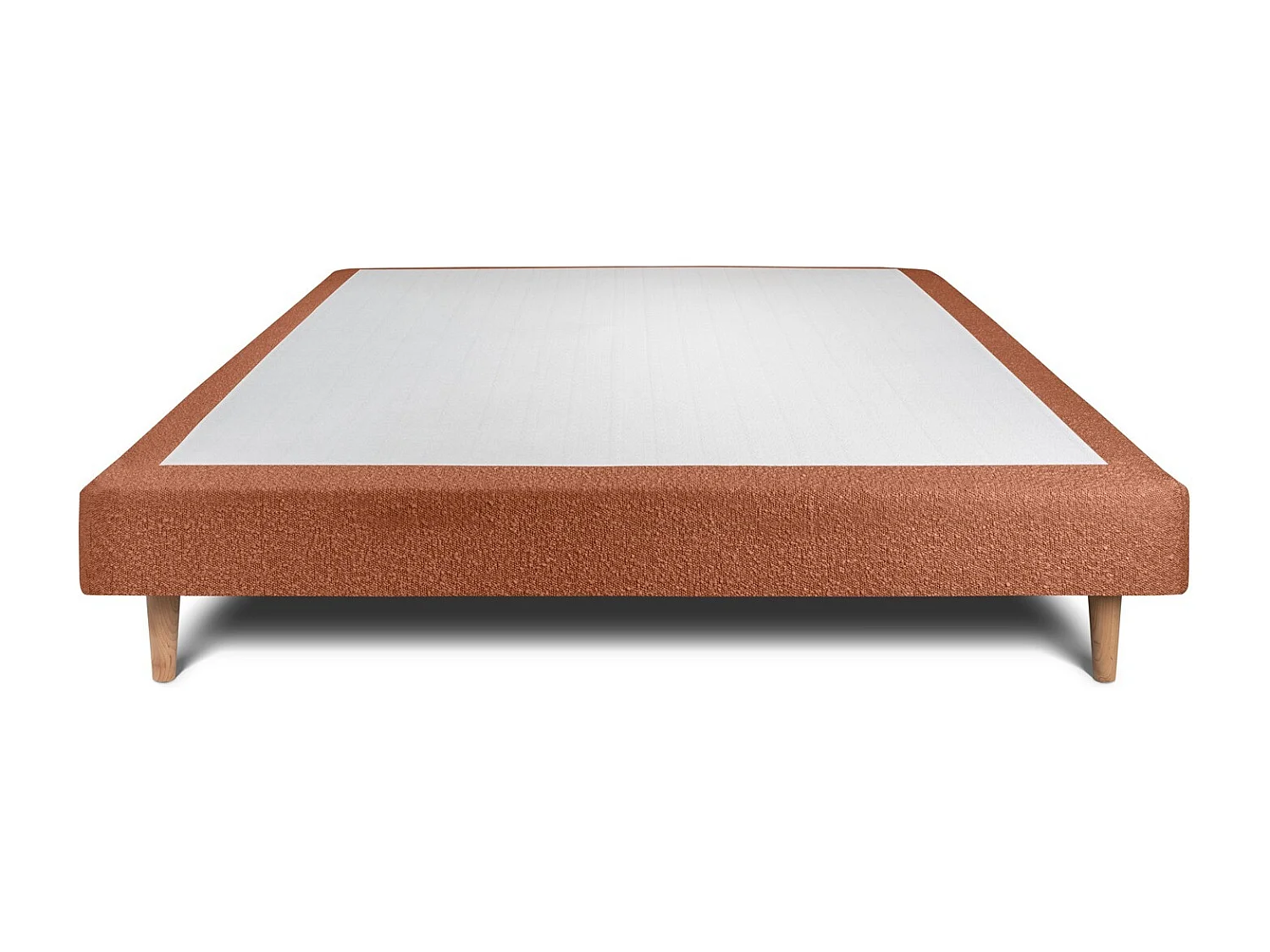 Sommier Tapissier Bouclette Terracotta 150x190 H29cm