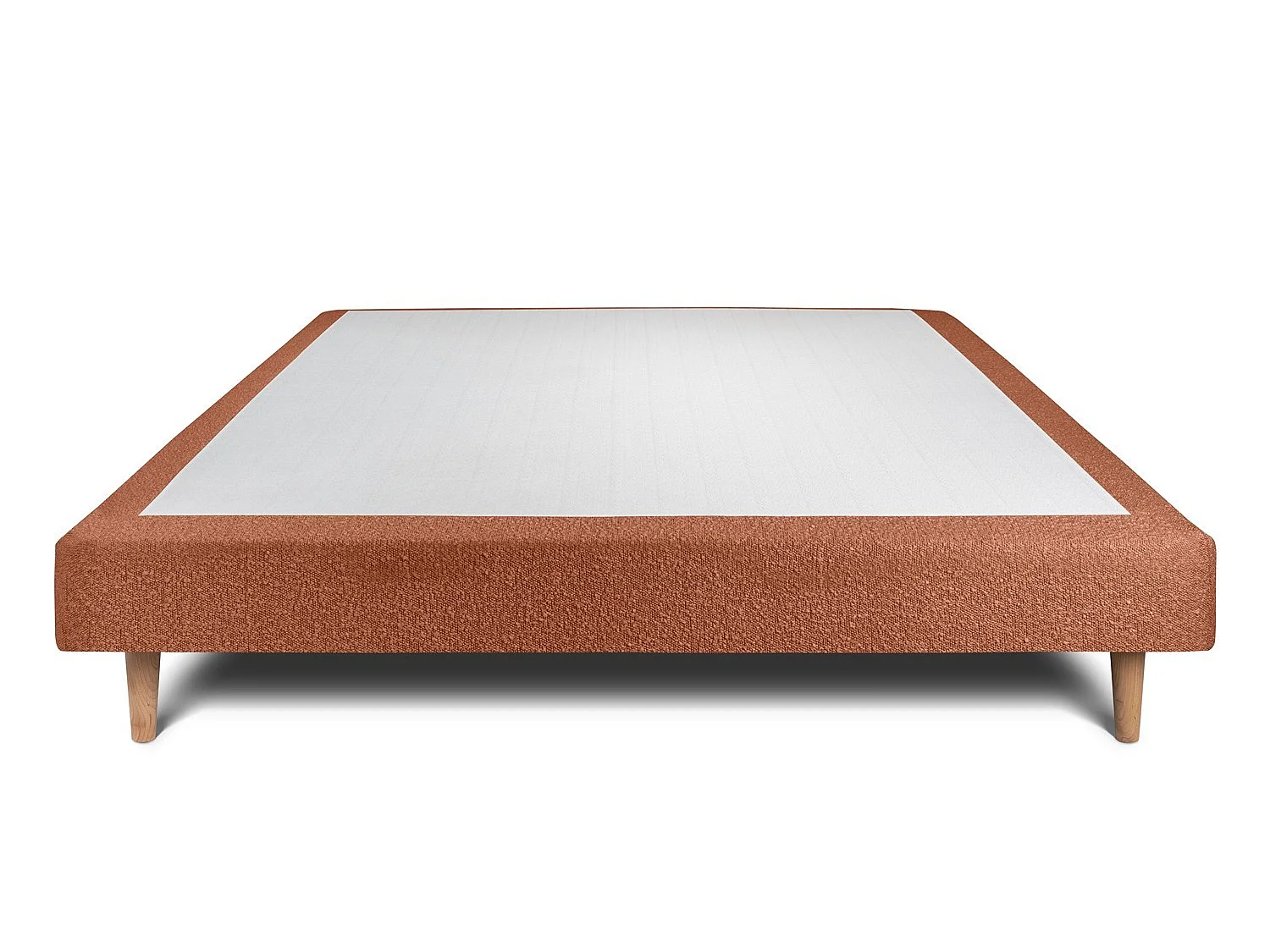 Sommier Tapissier Bouclette Terracotta 150x190 H29cm