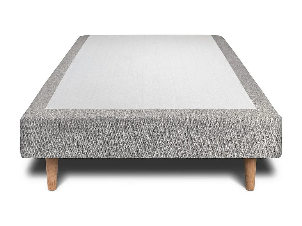Sommier Tapissier Bouclette Gris 100x200 H35cm