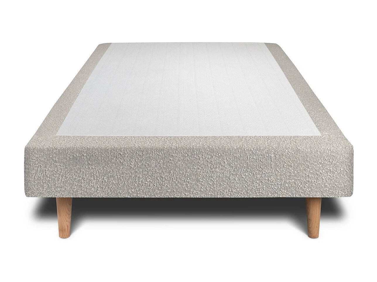 Sommier Tapissier Bouclette Gris 100x200 H35cm