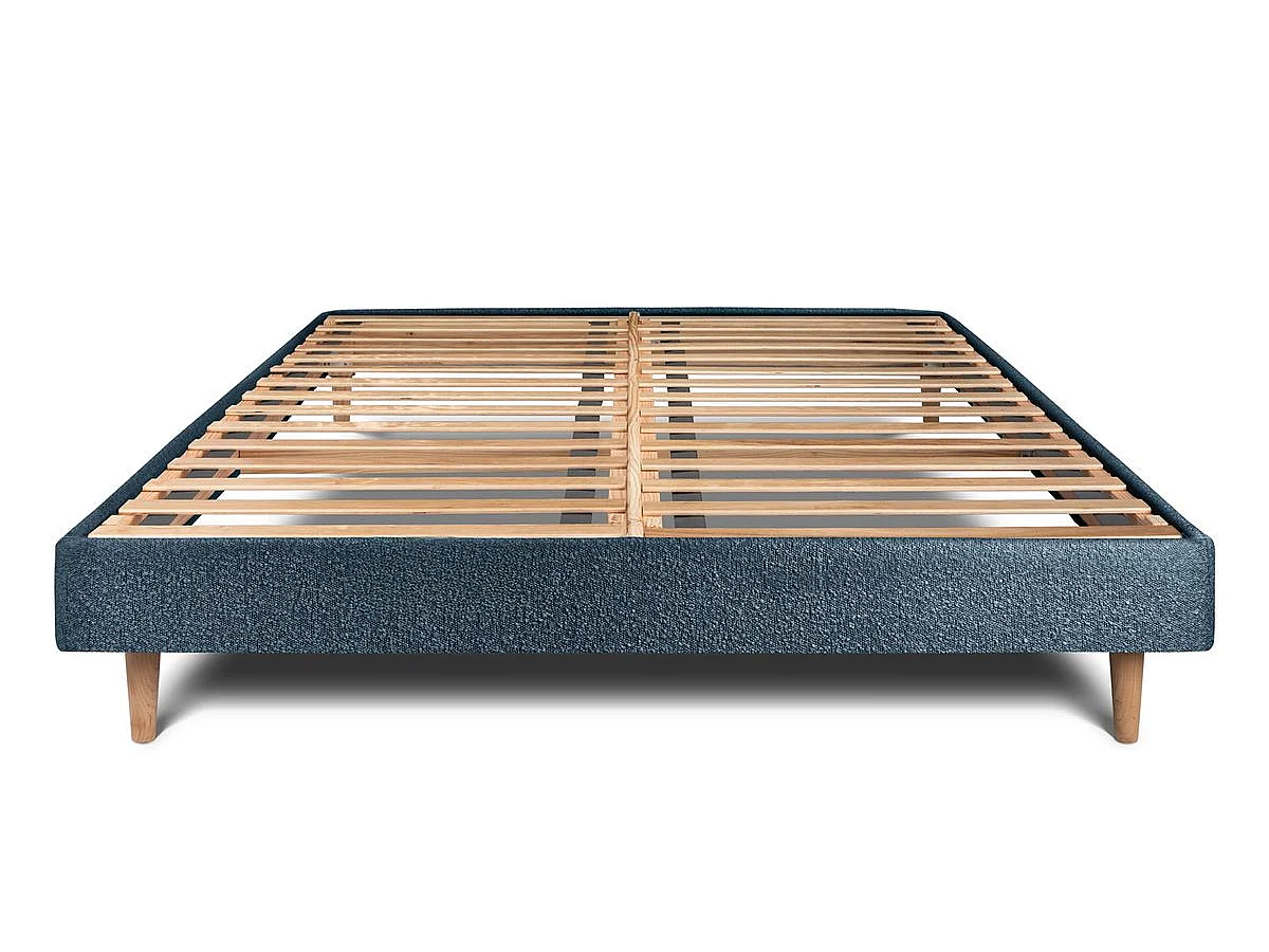 Sommier Kit Bouclette Bleu 135x190 H29cm