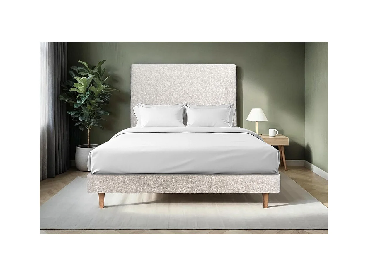 Sommier Kit Bouclette Beige 135x190 H29cm