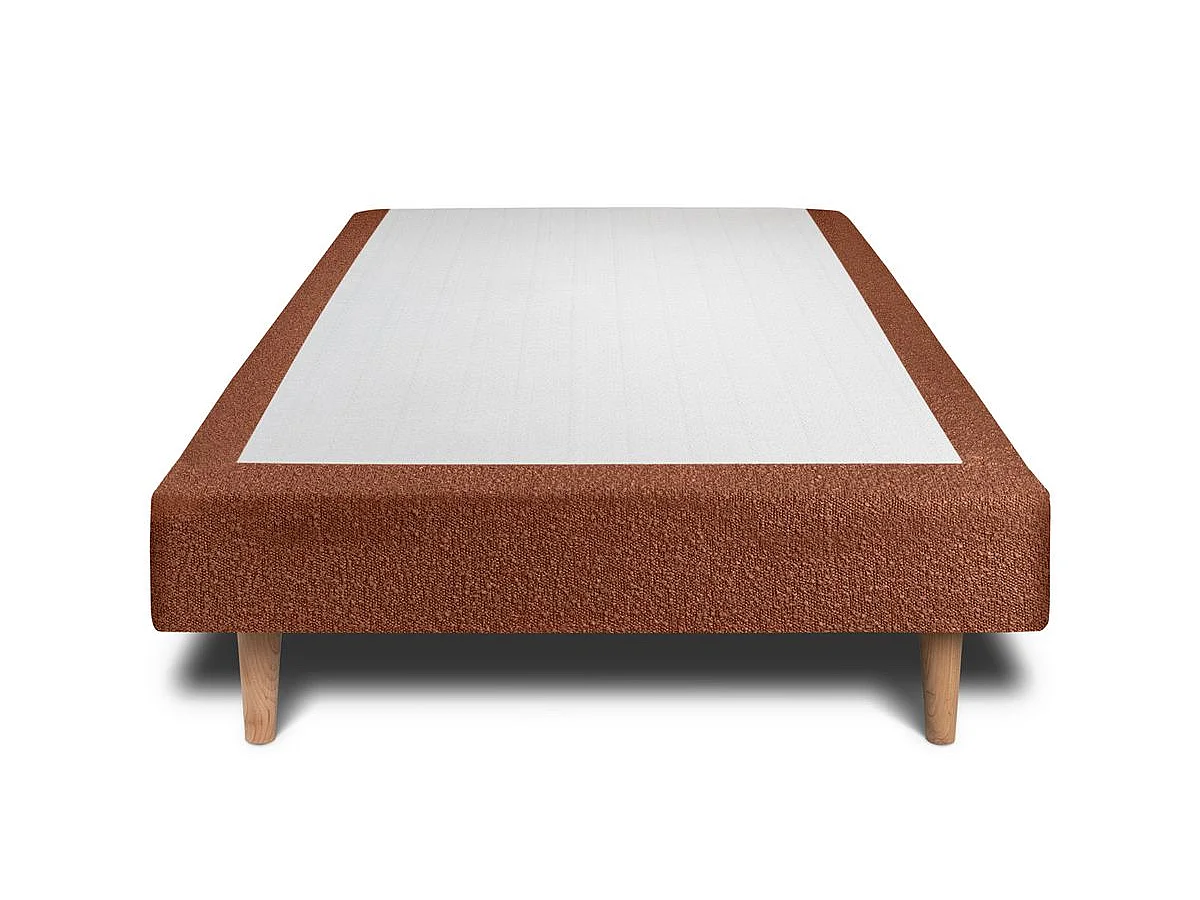 Sommier Tapissier Bouclette Terracotta 80x200 H29cm