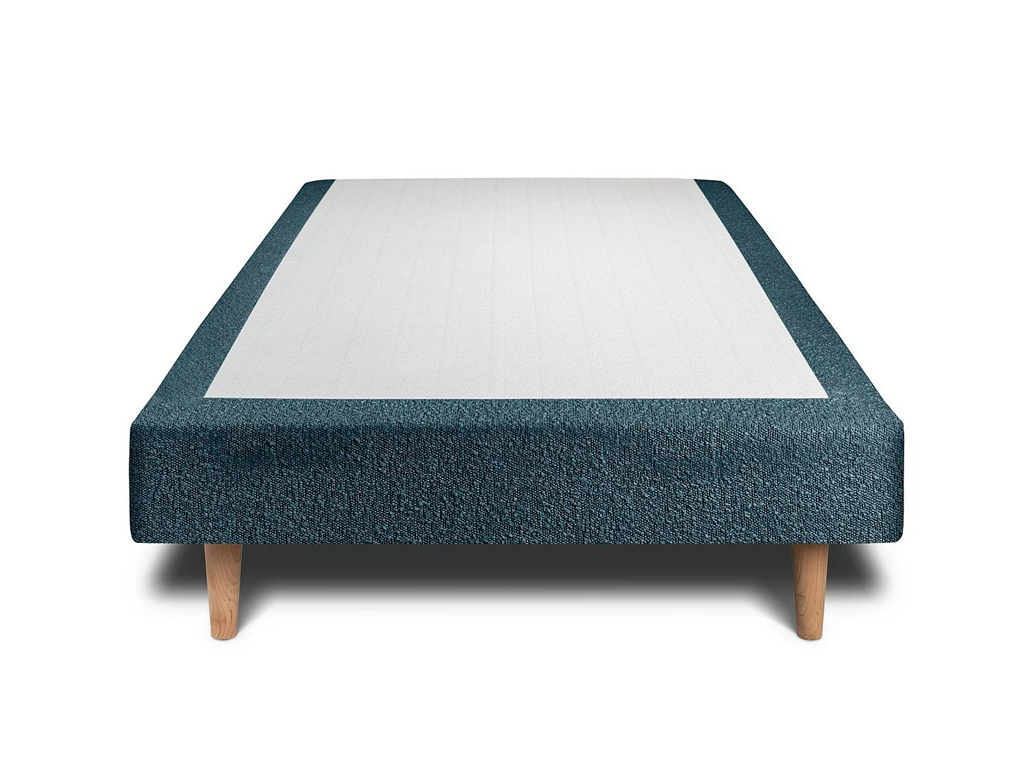 Sommier Tapissier Bouclette Bleu 90x190 H35cm