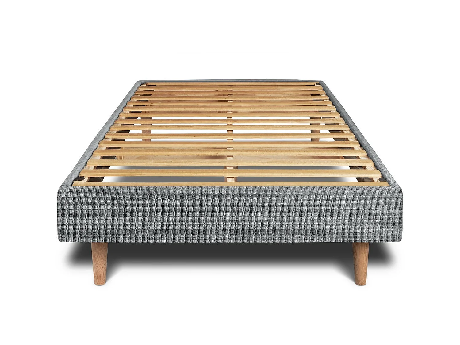 Sommier Kit Tissu Gris anthracite 90x200 H29cm