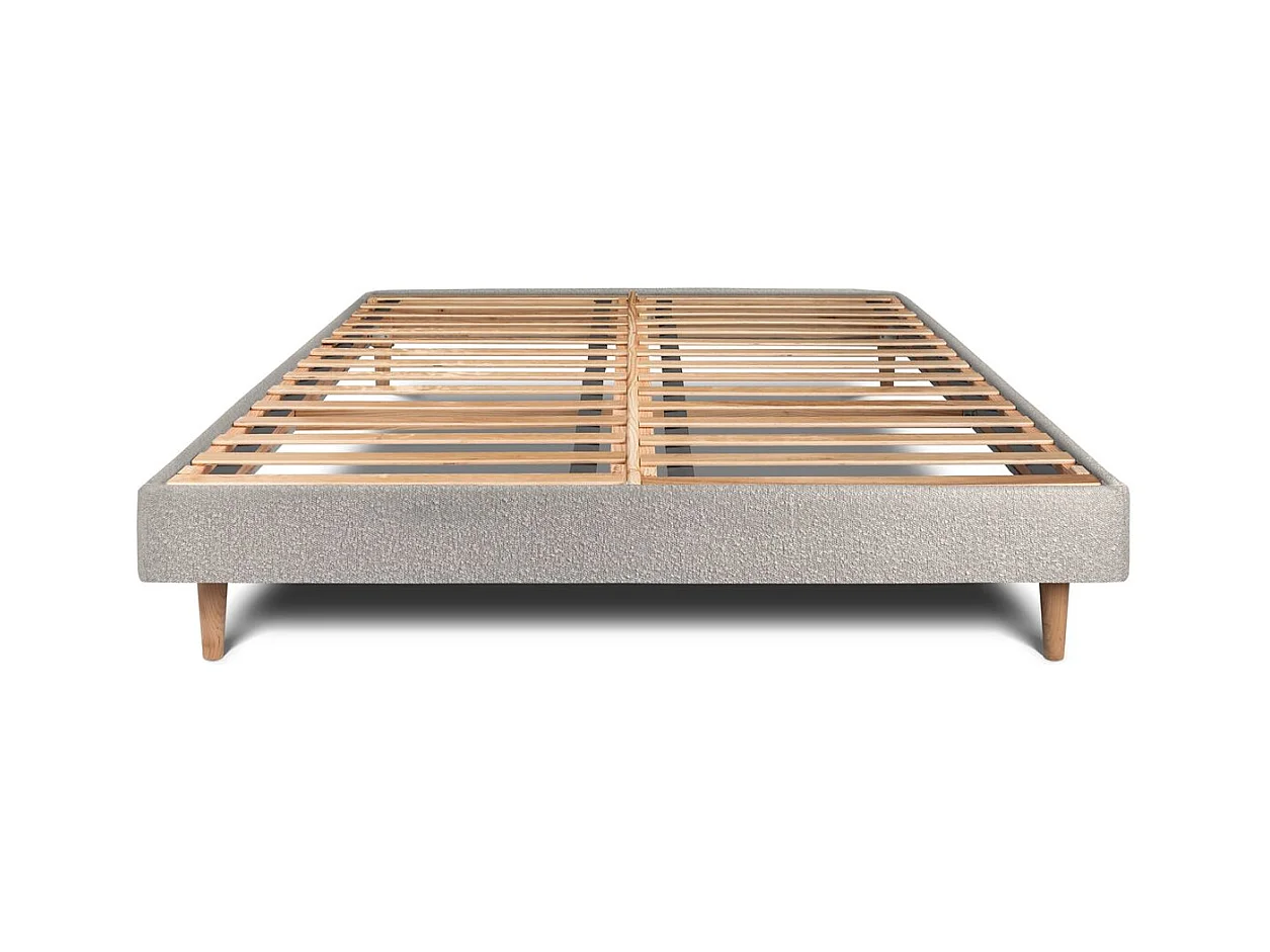 Sommier Kit Bouclette Gris 150x200 H29cm