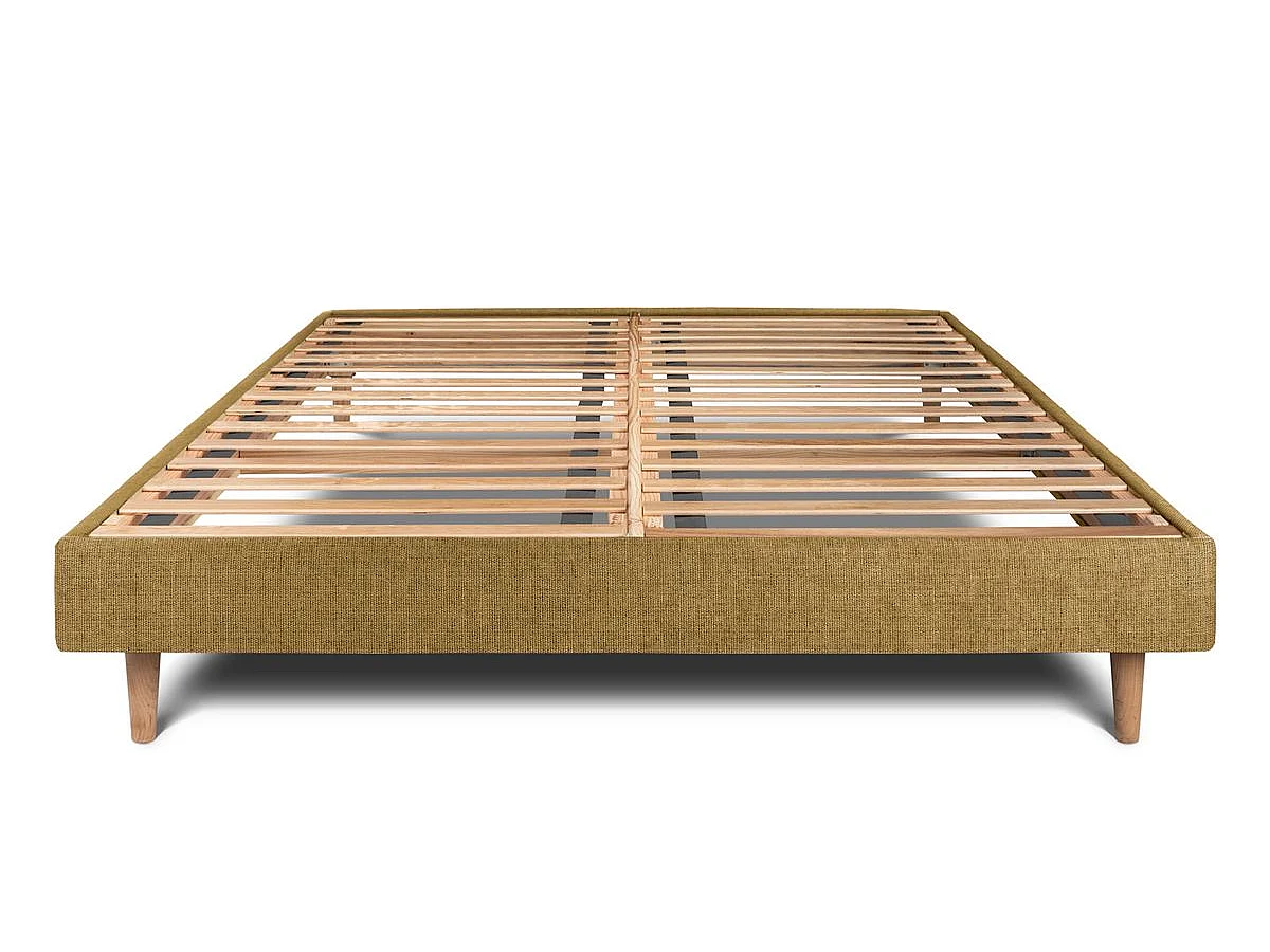 Sommier Kit Tissu Jaune 200x200 H29cm