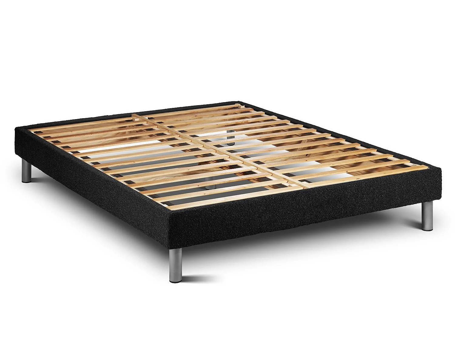 Sommier KIT VITAL'SOM Noir 160 x 200 cm