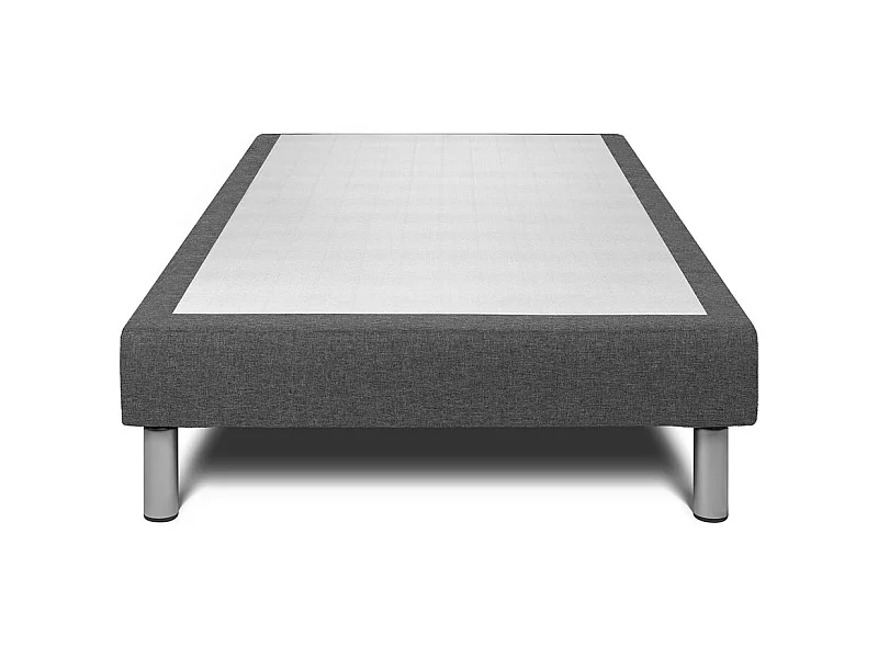 Sommier VITAL'SOM Gris 2 x 100 x 200 cm