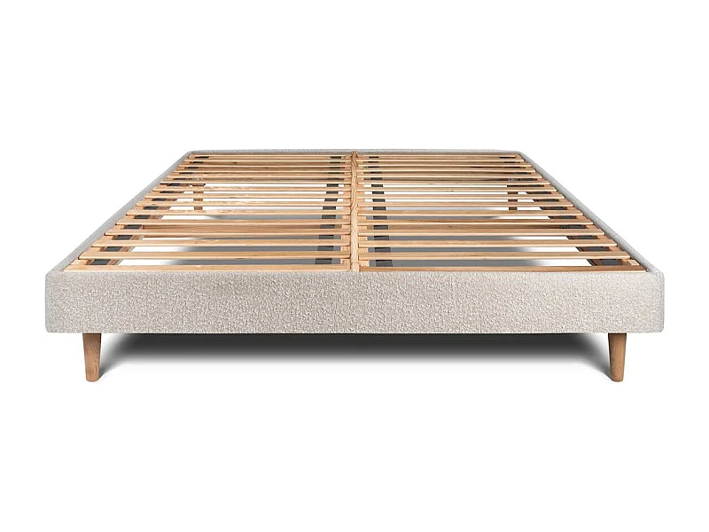 Sommier Kit Bouclette Beige 140x190 H29cm