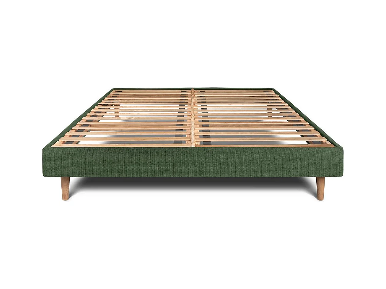 Sommier Kit Tissu Vert 200x200 H29cm