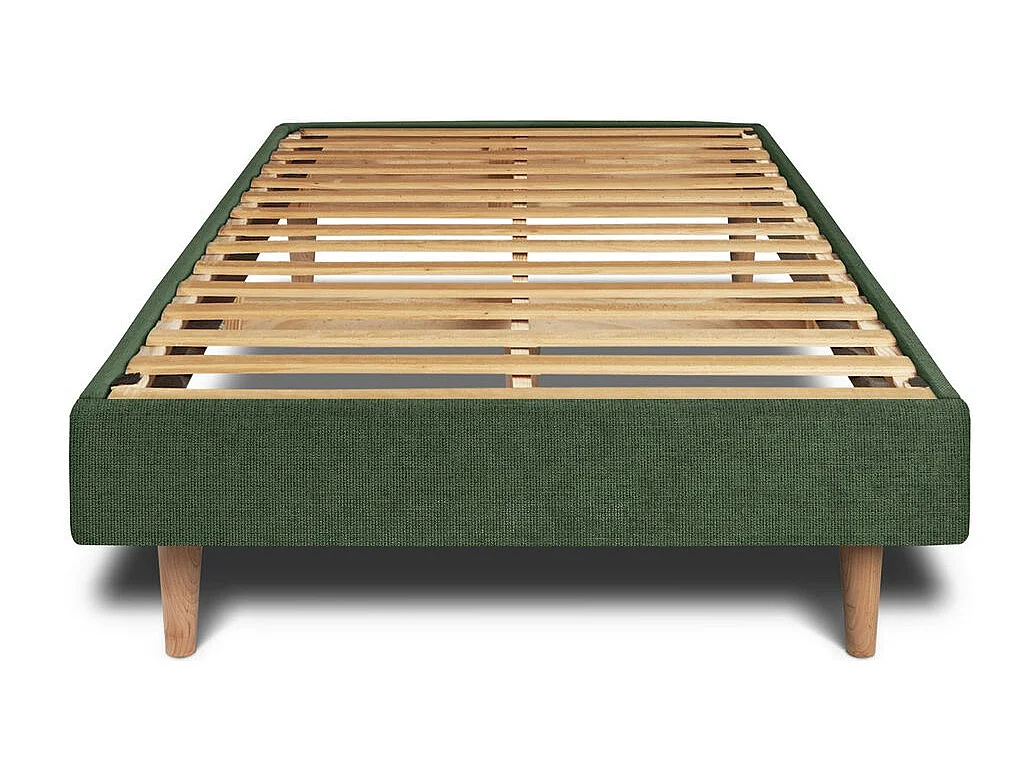 Sommier Kit Tissu Vert 90x190 H29cm