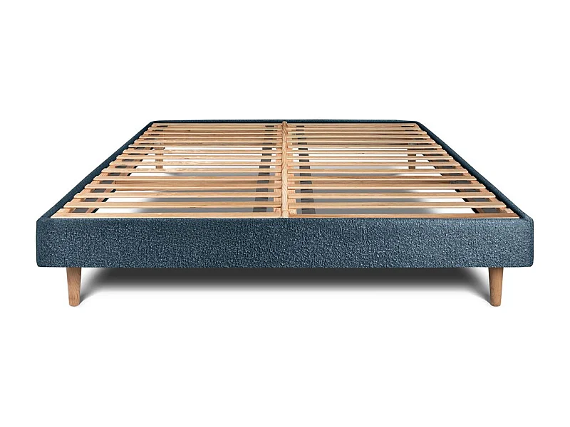 Sommier Kit Bouclette Bleu 200x200 H29cm